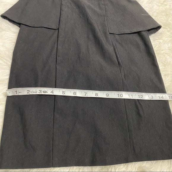 NASTY GAL Black Fitted Peplum Mini Dress - Picture 6 of 8